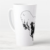 スポットを要求 カフェラテマグ (左アングル)