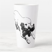 スポットを要求 カフェラテマグ (正面)