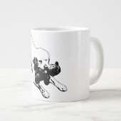 スポットを要求 ジャンボコーヒーマグカップ (正面右)