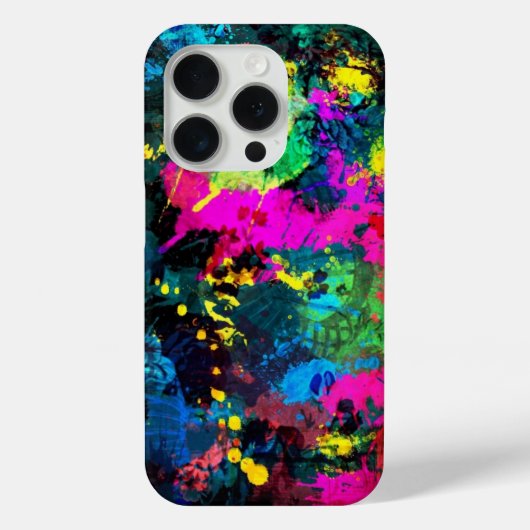 スポットカラフルステインアート Case-Mate iPhoneケース (裏面)