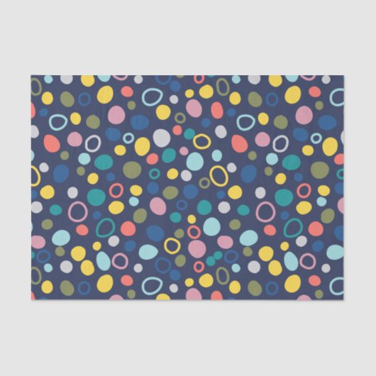 スポットカラフルティッシュペーパー 薄葉紙 (正面)