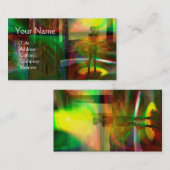 スポットカラフルライトと風光明媚なライトストリーム 名刺 (正面/裏面)