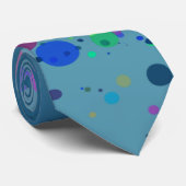 スポットカラフル数 ネクタイ (ロール)