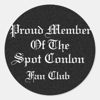 スポットコン誇りを持ったロンファンクラブのメンバー ラウンドシール