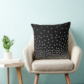 スポットシェーディング240816 – 白と黒 クッション (椅子)