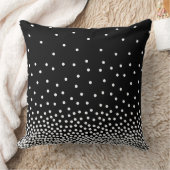 スポットシェーディング240816 – 白と黒 クッション (ブランケット)