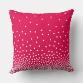 スポットシェーディング240816 – 白と#e60049ピンク赤 クッション (裏面)
