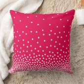 スポットシェーディング240816 – 白と#e60049ピンク赤 クッション (ブランケット)