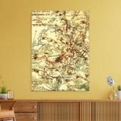 スポットシルバニアコートハウスの戦い キャンバスプリント (インサイチュ (リビング))