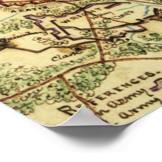 スポットシルバニアコートハウスの戦い ポスター (角)