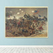 スポットシルヴァニアの戦い(L. Prang & Co.) (1887) キャンバスプリント (インサイチュ (ウッドフロア))