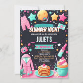 スポットスターズスリープバースランバーパーティー13th birthday 招待状 (正面)