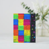 スポットストライプの ポストカード (スタンド正面)