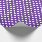 スポットパターンパープルハート ラッピングペーパー (コーナー)