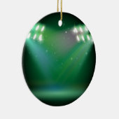 スポットライトが付いているステージ セラミックオーナメント (右)