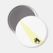 スポットライトにペンギン マグネット (正面/裏面)