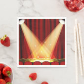 スポットライトのオンステージ スタンダードランチョンナプキン (インサイチュ)