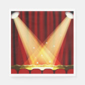 スポットライトのオンステージ スタンダードランチョンナプキン (正面)