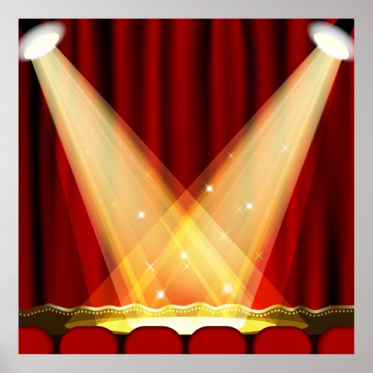 スポットライトのオンステージ ポスター (正面)