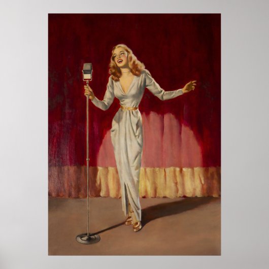 スポットライトのピンアップ ポスター (正面)