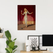 スポットライトのピンアップ ポスター (ホームオフィス)