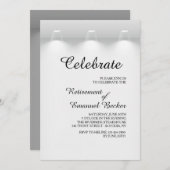 スポットライトの招待状 招待状 (正面/裏面)