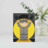 スポットライトの漫画によって脱出する囚人 ポストカード (スタンド正面)