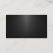 スポットライトの背景 – グレー 名刺 (裏面)