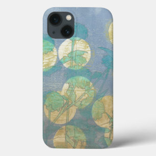 スポットライトの花柄I iPhone 13ケース