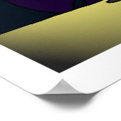 スポットライトを当てた赤いドレス ポスター (角)