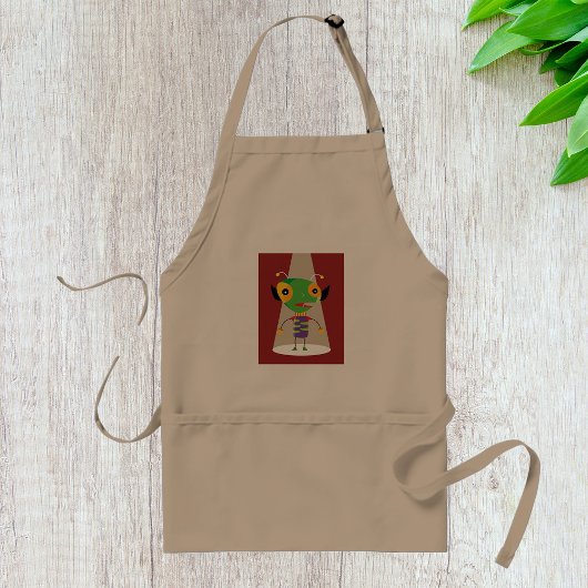 スポットライトカラフルSci-Fiの予測できなエイリアンAnt スタンダードエプロン