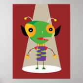 スポットライトカラフルSci-Fiの予測できなエイリアンAnt ポスター (正面)