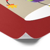 スポットライトカラフルSci-Fiの予測できなエイリアンAnt ポスター (角)