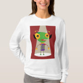 スポットライトカラフルSci-Fiの予測できなエイリアンAnt Tシャツ (正面)