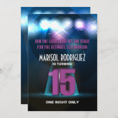 スポットライトスターパープルキンセニェラ 招待状 (正面/裏面)