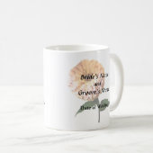 スポットライト内の《植物》百日草 コーヒーマグカップ (正面右)