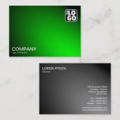 スポットライト照明 – 緑 名刺 (正面/裏面)