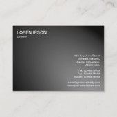 スポットライト照明 – 緑 名刺 (裏面)