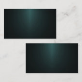 スポットライト背景 – ティール（緑がかった色） 名刺 (正面/裏面)