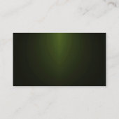 スポットライト背景 – ライムグリーン 名刺 (裏面)