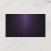スポットライト背景 – 紫 名刺 (裏面)