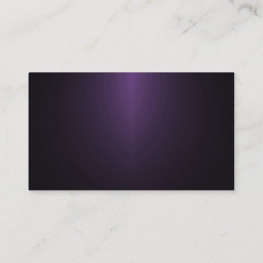 スポットライト背景 – 紫 名刺 (裏面)