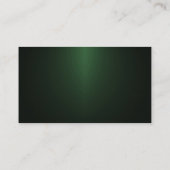 スポットライト背景 – 緑 名刺 (裏面)