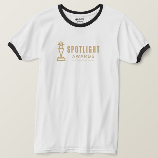 スポットライト リンガー Tシャツ (デザイン正面)