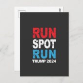 スポット走ト走ランプ2024トランプバンス選挙 ポストカード (正面/裏面)