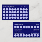 スポット – パウダーブルー、ホワイト、Dpネイビー 名刺 (正面/裏面)