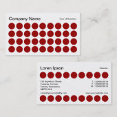 スポット – ルビー、白黒 名刺 (正面/裏面)