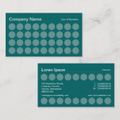 スポット – 海グリーンオンモスグリーン 名刺 (正面/裏面)