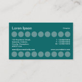 スポット – 海グリーンオンモスグリーン 名刺 (裏面)