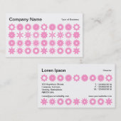 スポット – 白のピンク 名刺 (正面/裏面)